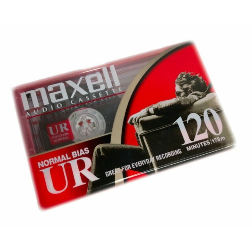Maxell UR120 120 Minutes Audio Cassette Tape